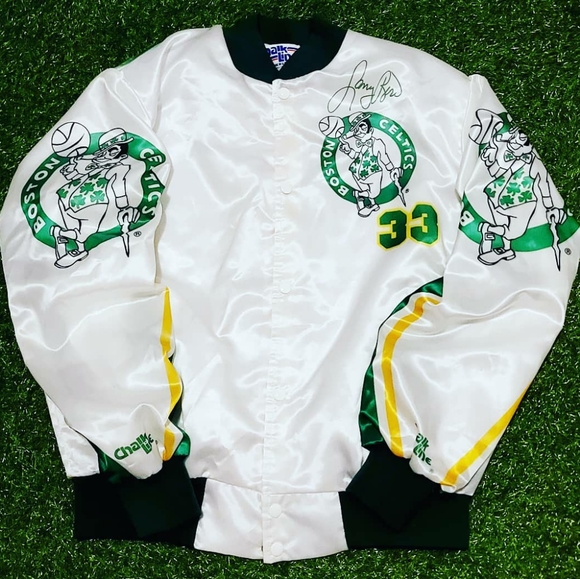 Vintage 1991 Larry Bird Chalk Line Jacket - Picture 4 of 8